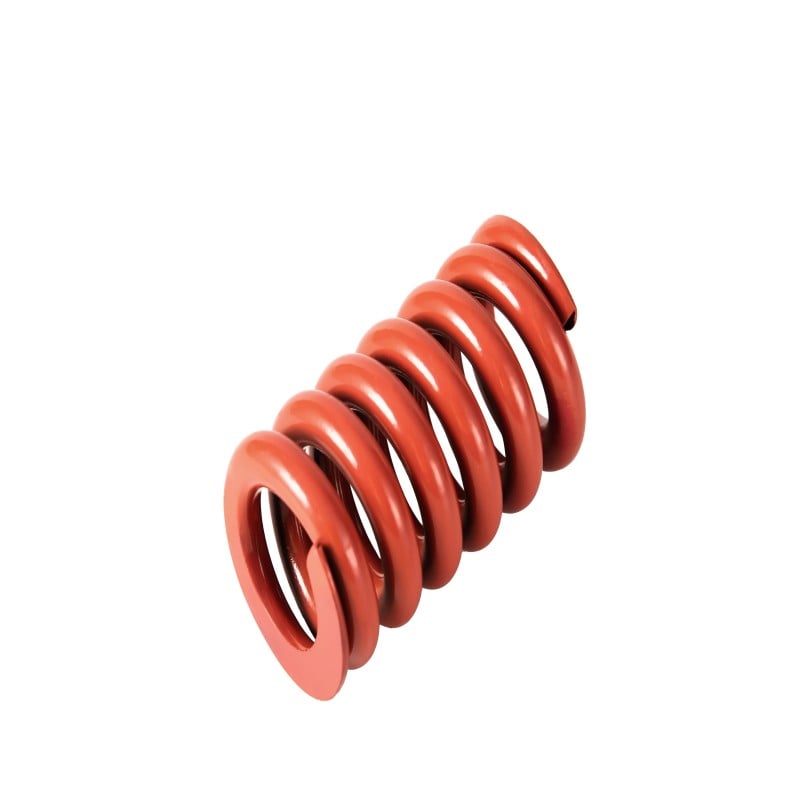 Coiled stainless steel compression spring