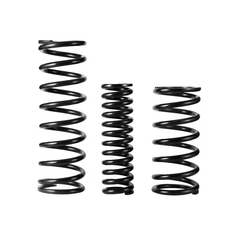 Flexible helical compression spring