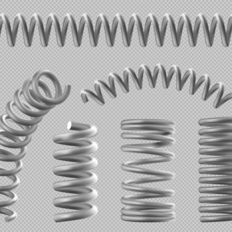 Versatile spiral disk spring