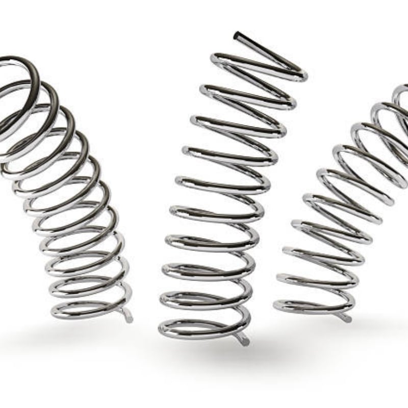 Flat paper spiral springs for various applications